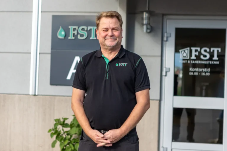 Rikard Carlsson, radonexpert på FST Fukt- och saneringsteknik